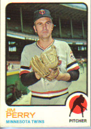 1973 Topps Baseball Cards      385     Jim Perry